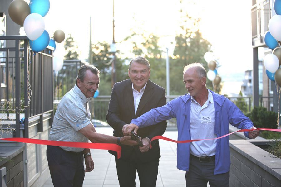Ribbon Cutting Marks the Opening of The Arbour at Lakeshore Townhouses in Kelowna